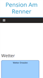 Mobile Screenshot of pension-am-renner.de